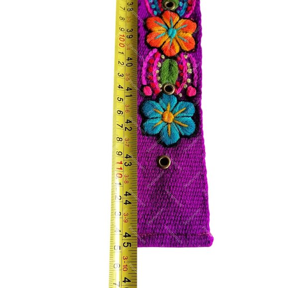 Multicolor Wool Woven Headband Belt Set Peruvian Crafts main image 4